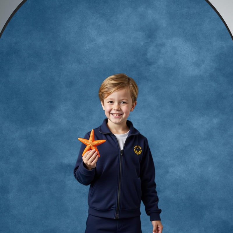 Kate Collapsible Backdrop Pop Up Photo Backdrops Blue Folded Background for Headshot, for Portrait Photography, for Video, 5x6.5ft - Image 3